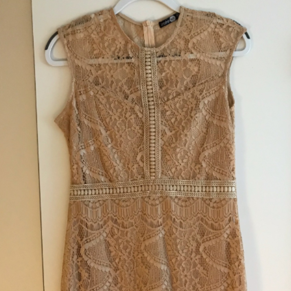 Nude Lace Dress size 10